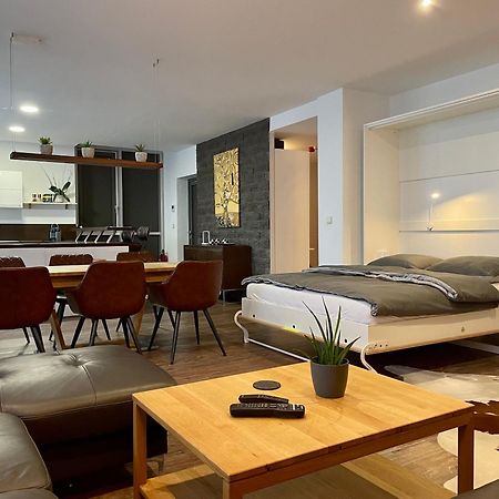 Apartment Leipzig Waldstrassenviertel Loft Terrasse, Redbull Arena Exteriör bild