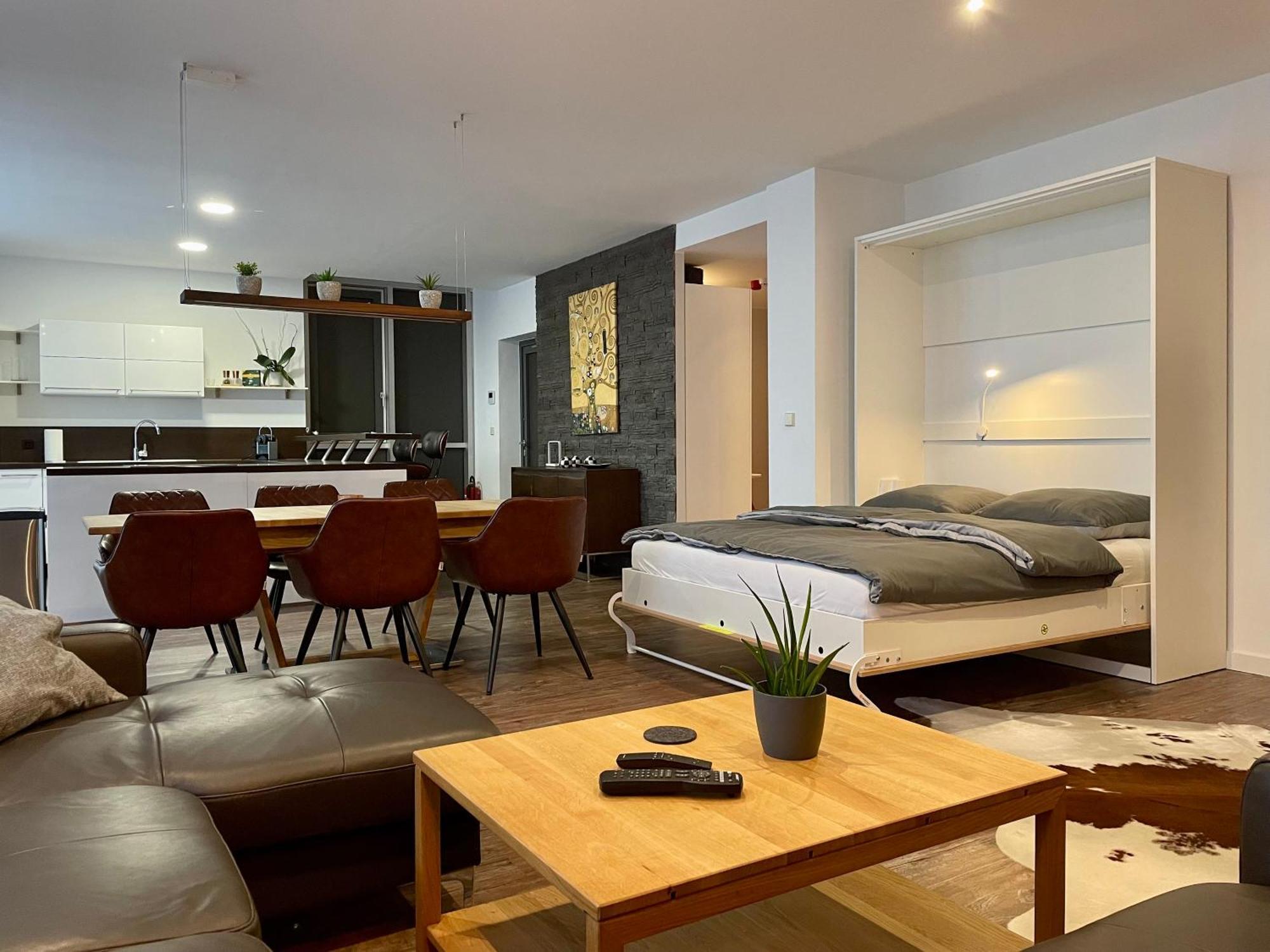 Apartment Leipzig Waldstrassenviertel Loft Terrasse, Redbull Arena Exteriör bild